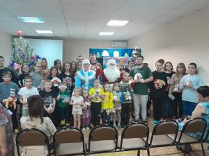 Новогодний праздник в Кузнецкой межрайонной детской больнице.