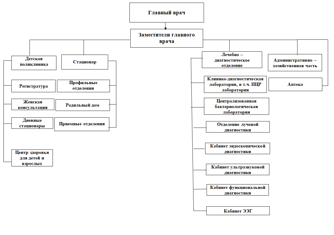 Структура и органы управления - ГБУЗ «Кузнецкая детская центральная  районная больница»